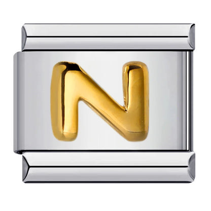 Gold Color 26 English Letters 007