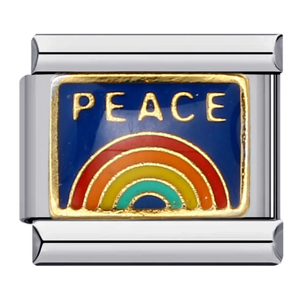 Rainbow Italian Charm Links 151