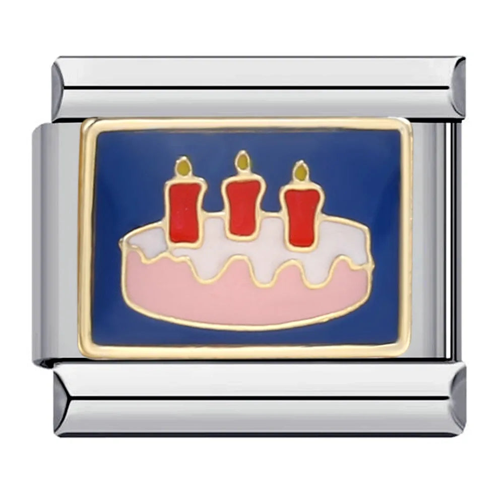 Cake Italian Charm Link 202