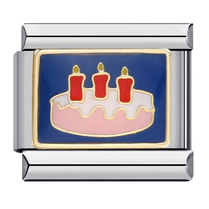 Cake Italian Charm Link 202