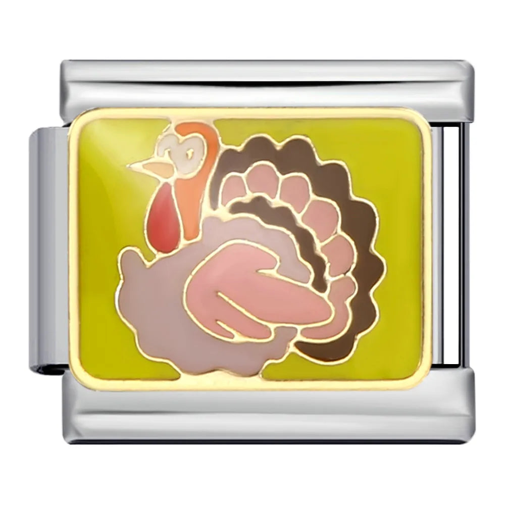 Thanksgiving Italian Charm Link 188