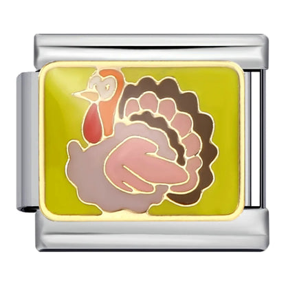 Thanksgiving Italian Charm Link 188
