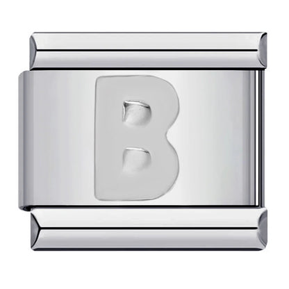 Silver Color 26 English Letters 125