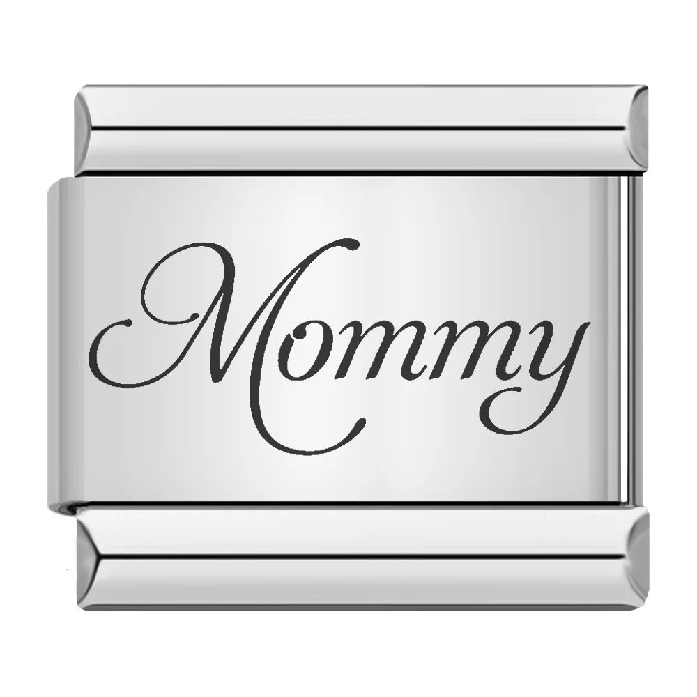 Laser Italian Charm Links 049