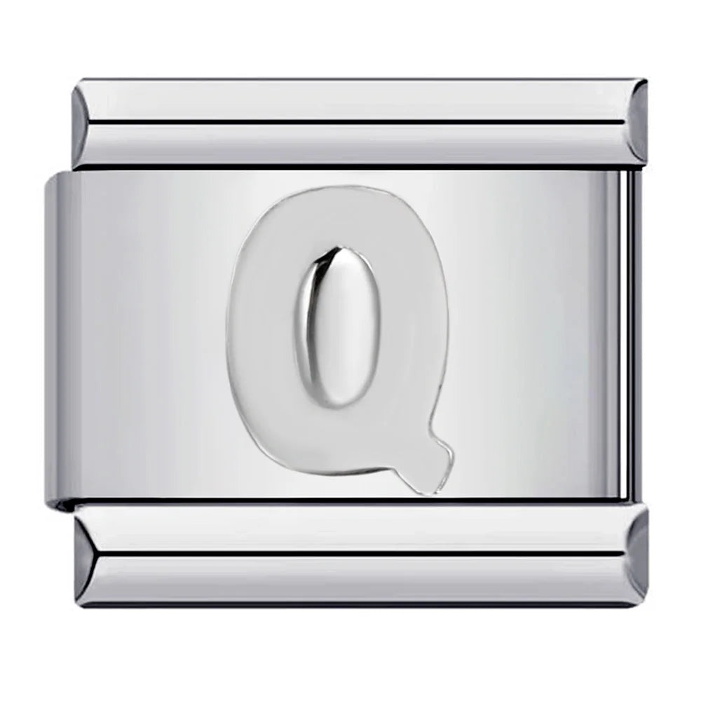 Silver Color 26 English Letters 125