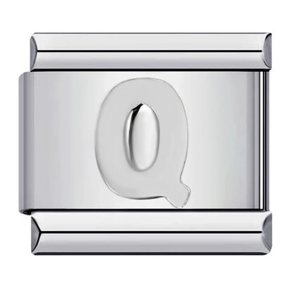 Silver Color 26 English Letters 125
