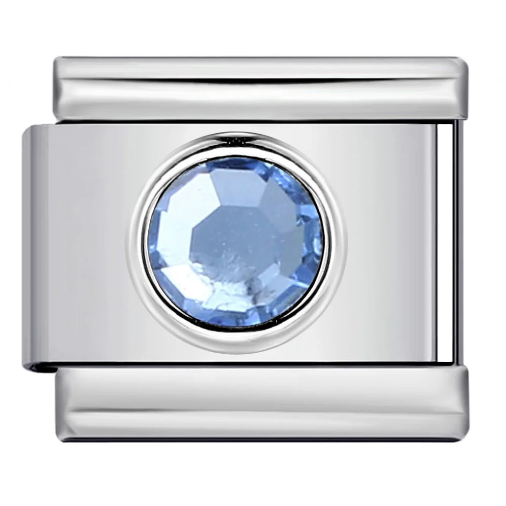 Colorful Zirconia Italian Charm 506
