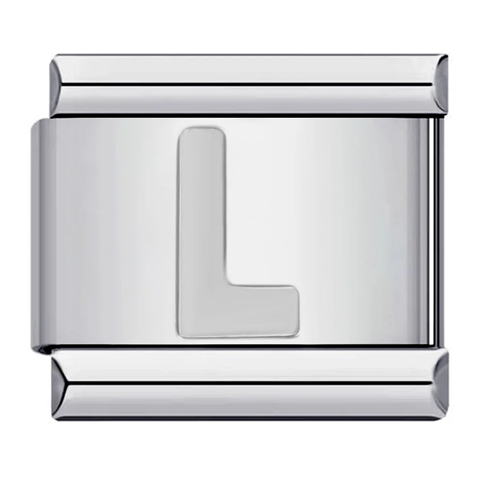 Silver Color 26 English Letters 125