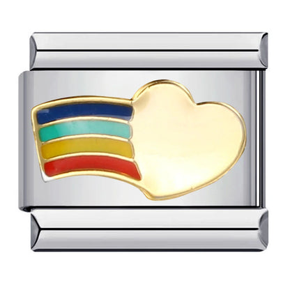 Rainbow Italian Charm Links 151