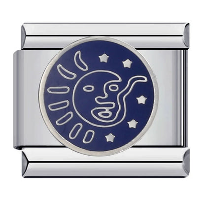 Star Moon Sun Italian Charm 172