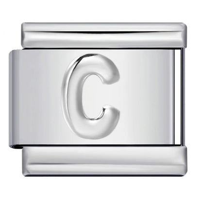 Silver Color 26 English Letters 134