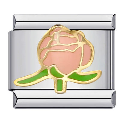 Flower Italian Charm Links 073
