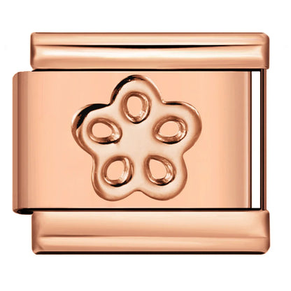 Rose Gold Color Italian Charm 476
