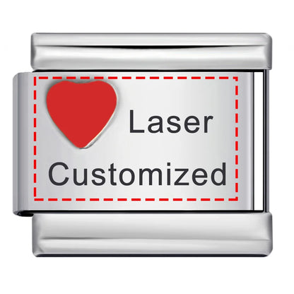 Laser Customized Italian Charm 415