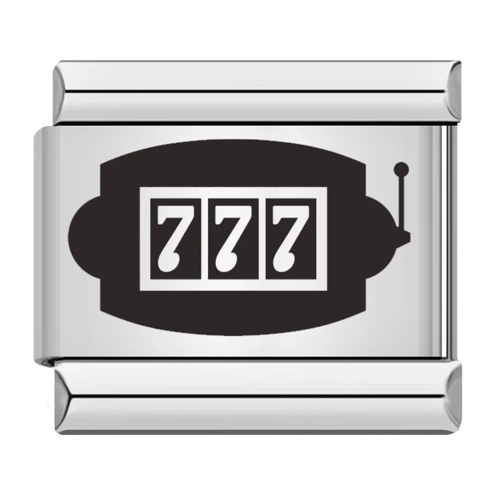 Laser Italian Charm Links 116