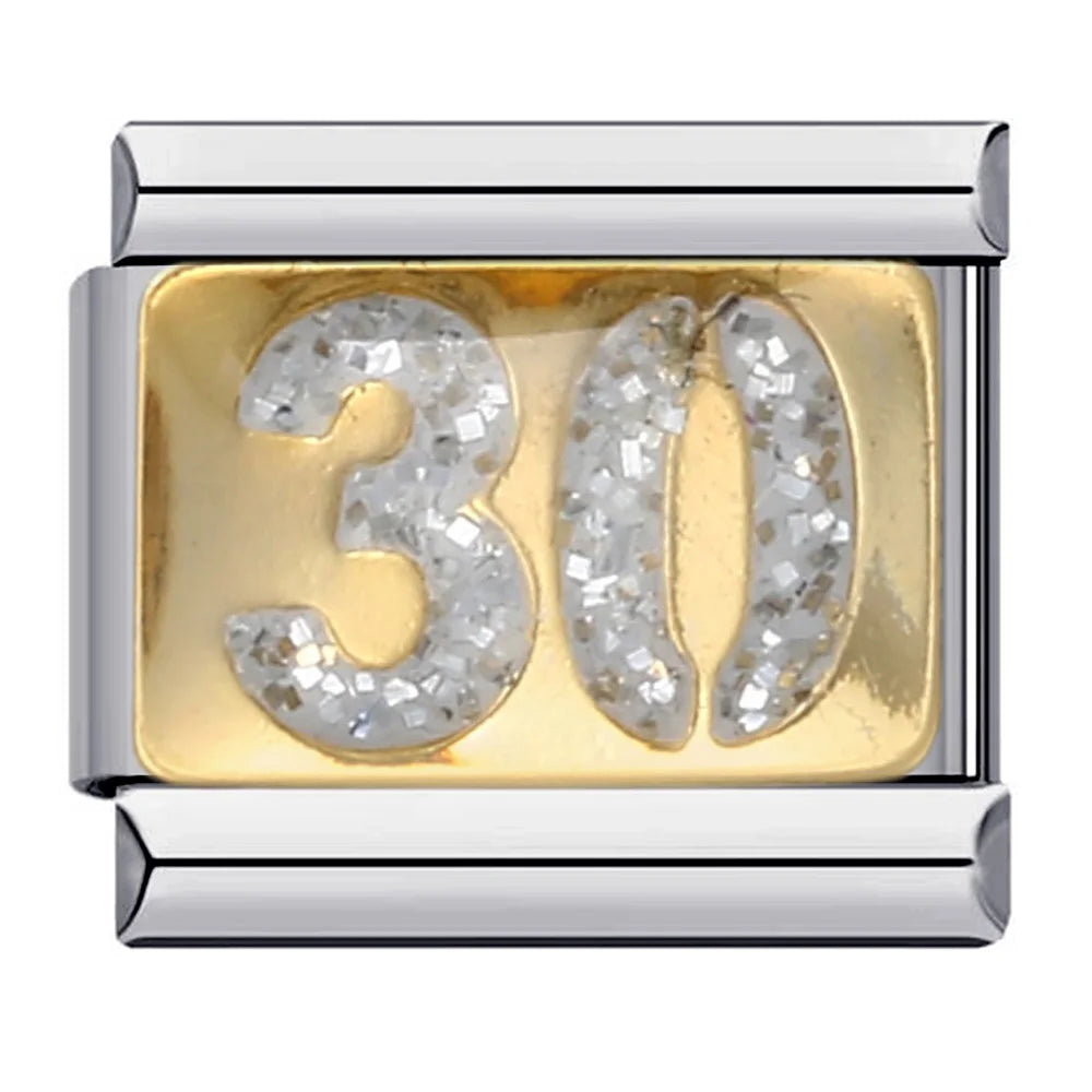 0-9 Number Italian Charm Links 069