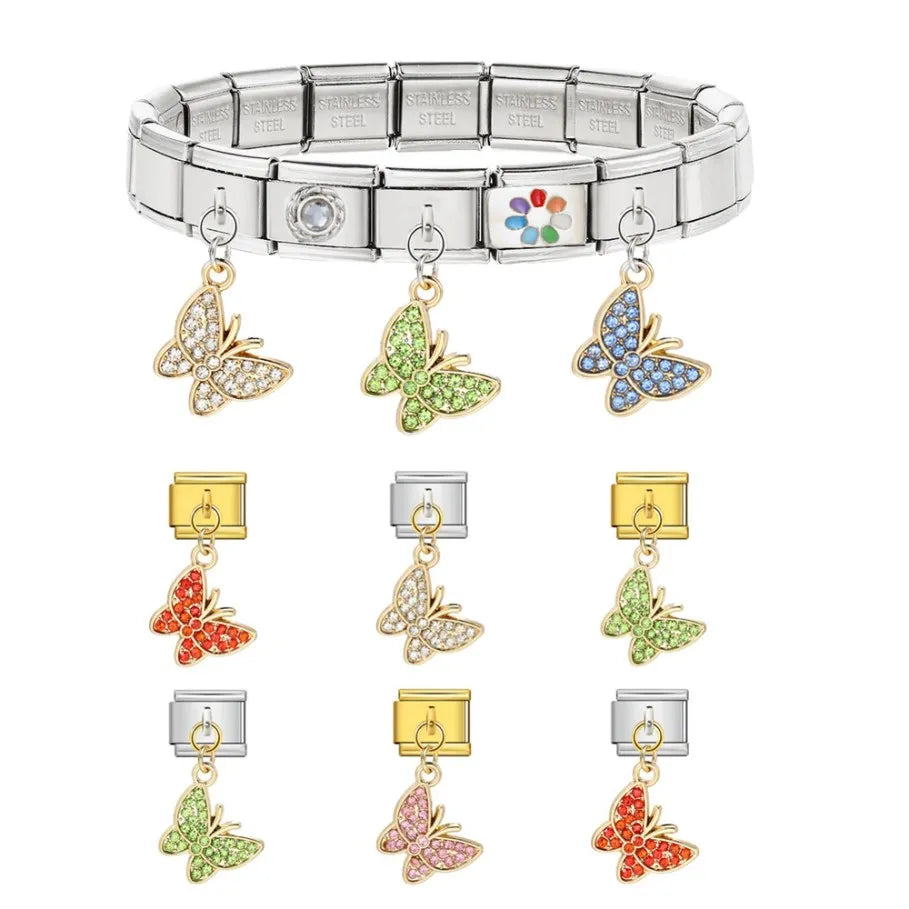 Butterfly Pendant Italian Charm 542