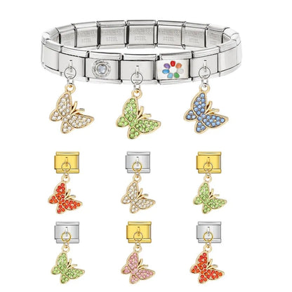 Butterfly Pendant Italian Charm 542