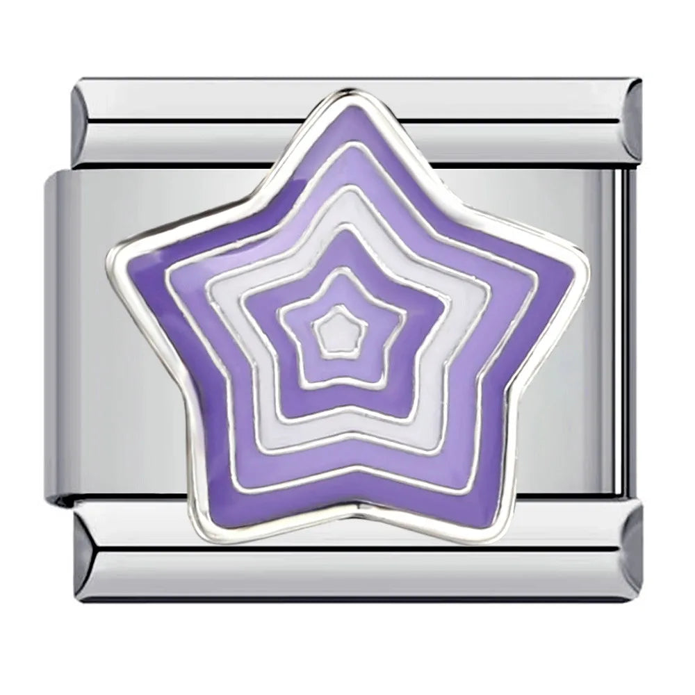 Star Italian Charm Links 107