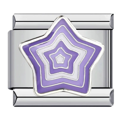 Star Italian Charm Links 107