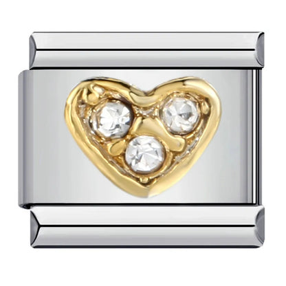 Heart Italian Charm Links 119