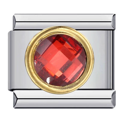 Round Italian Charm Links 118