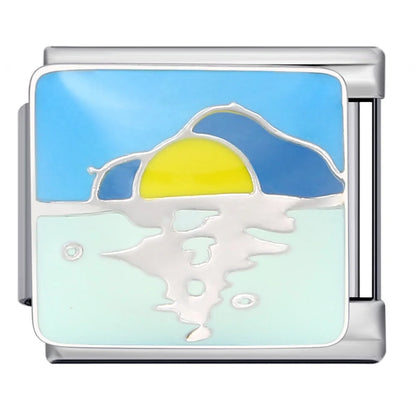 Ocean Italian Charm Link 322