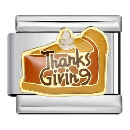 Thanksgiving Italian Charm Link 188