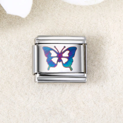 UV Laser Italian Charm Link 456