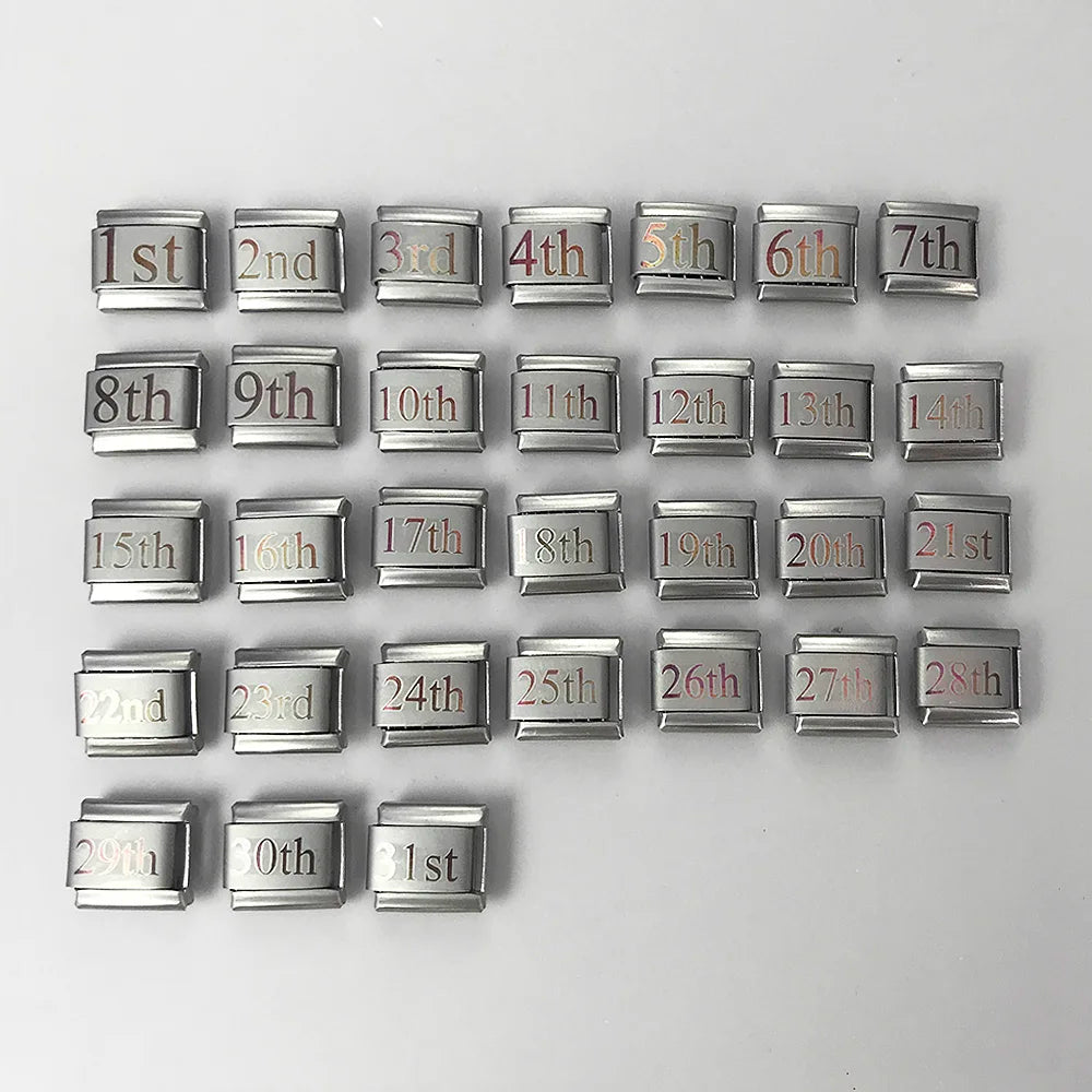 Laser Italian Charm Links 053