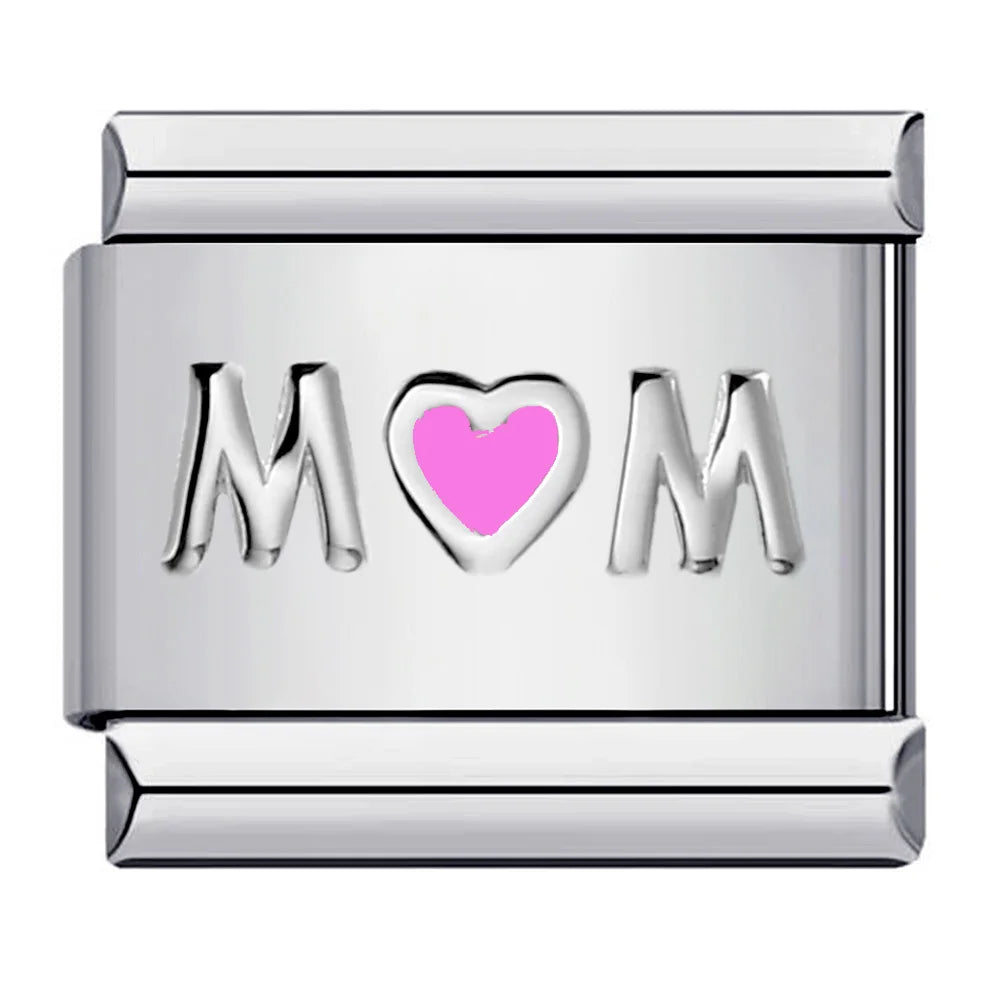 Mom Italian Charm Link 450