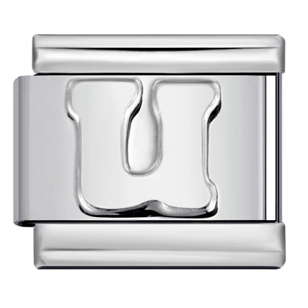 Silver Color 26 English Letter 533