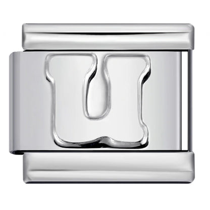 Silver Color 26 English Letter 533
