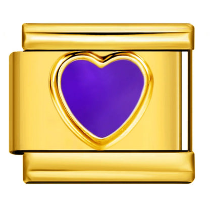 Gold Color Italian Charm Link 477