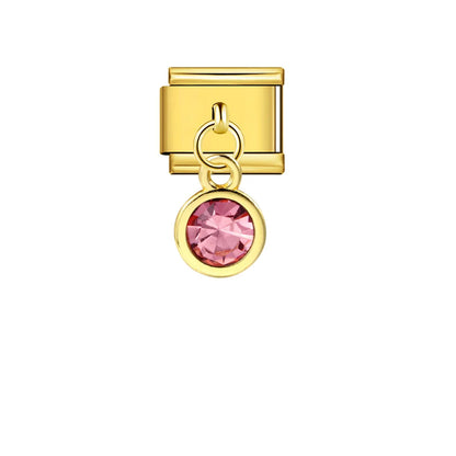 Birthstone Pendant Italian Charm 235