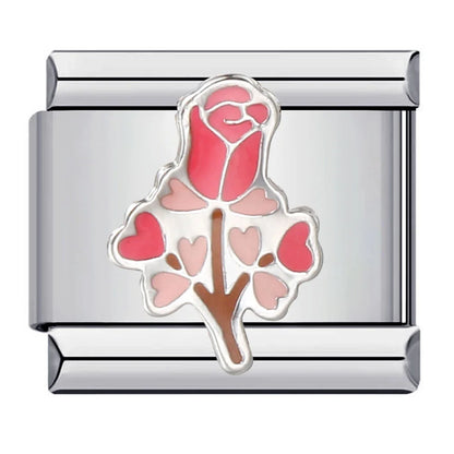 Flower Italian Charm Links 073