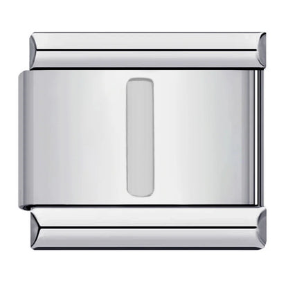 Silver Color 26 English Letters 125