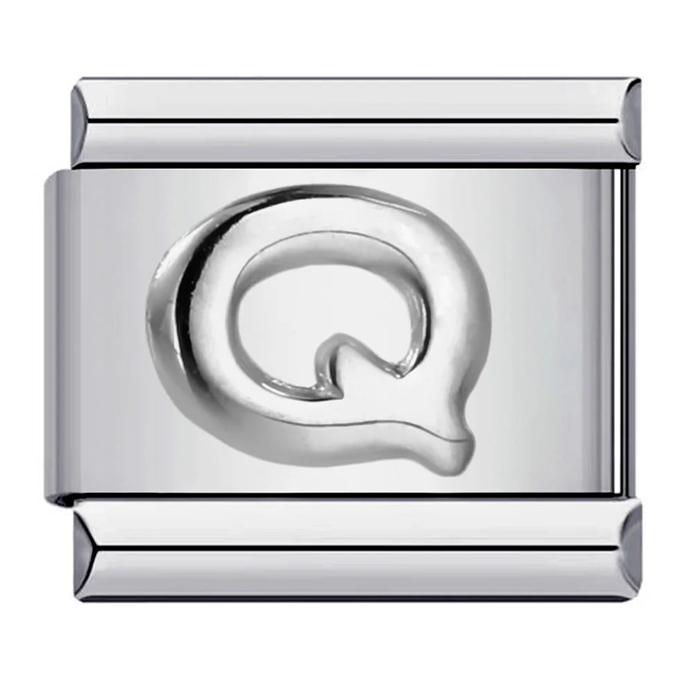 Silver Color 26 English Letters 174