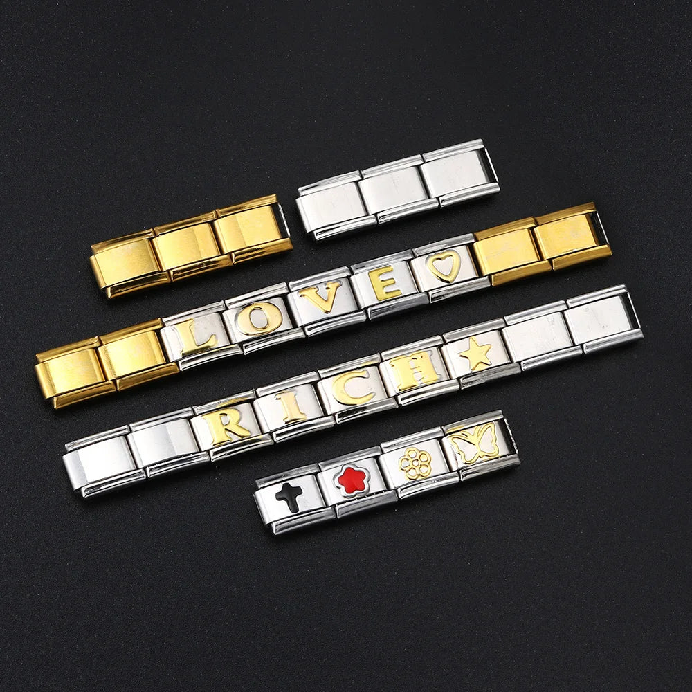 Simple Italian Charm Links 023