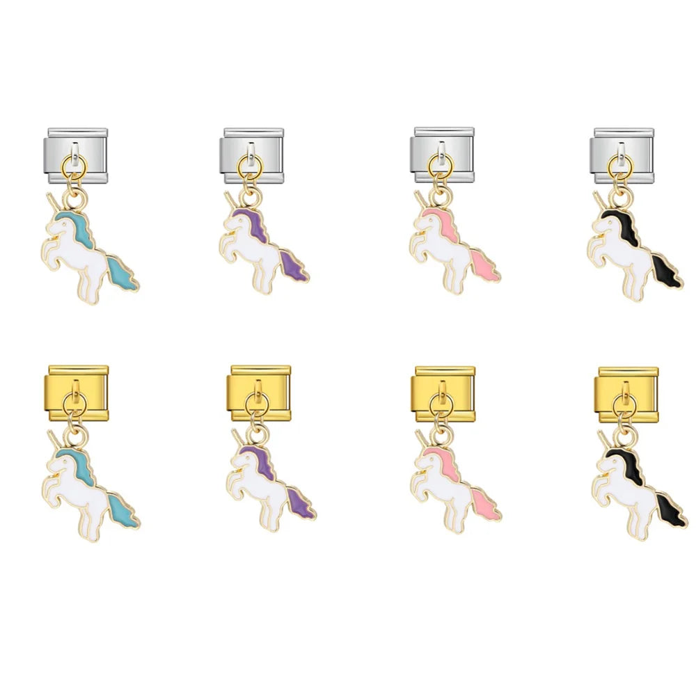 Unicorn Pendant Italian Charm 541