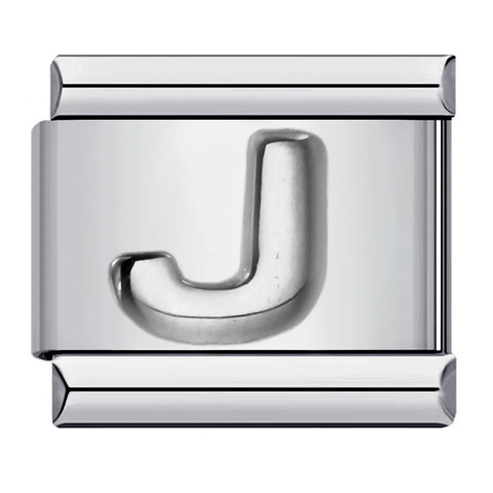 Silver Color 26 English Letters 174